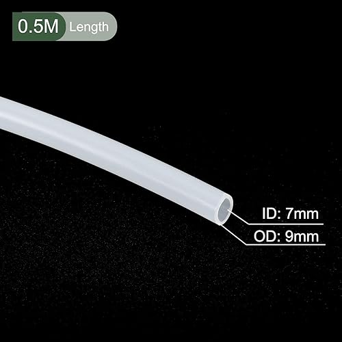 Miniatura 46 de YOKIVE Tubo de silicona, transferencia de agua, ideal para bomba (transparente, 0.118x0.157 in IDxOD, 16.4 ft)