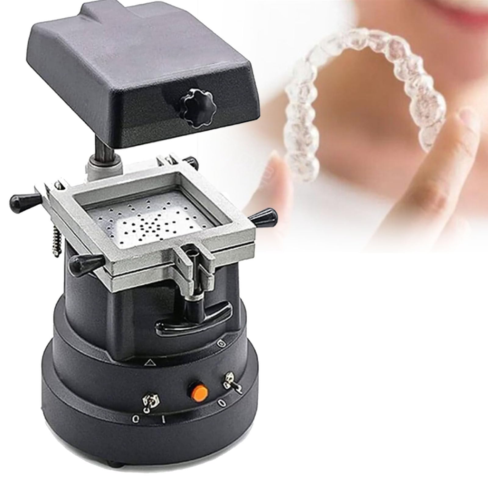 Maszyna do formowania próżniowego o mocy 1200 W, sprzęt laboratoryjny do termoformowania, laminator dentystyczny, narzędzia do produkcji materiałów dentystycznych, nie jest wymagana stalowa kulka