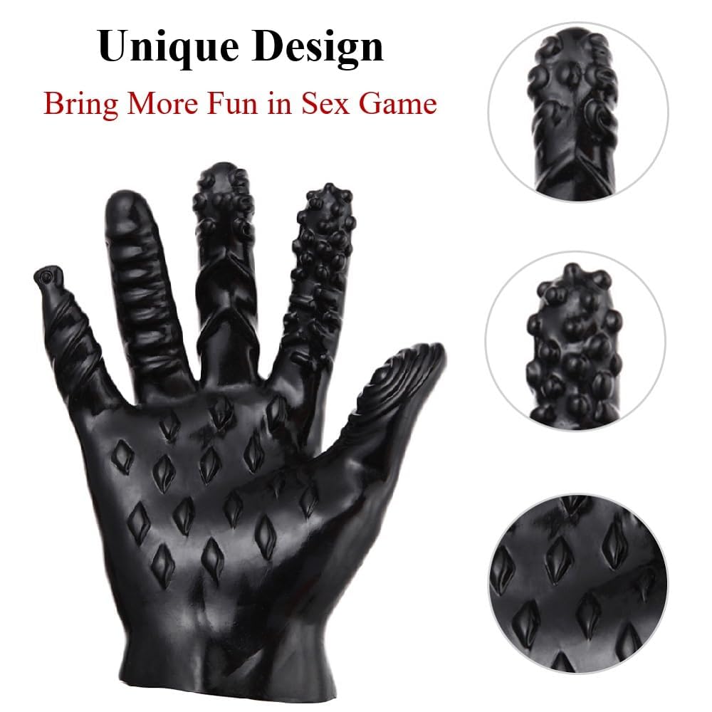 Guantes sexuales, dildo. Juguetes sexuales para dedos, masajeador de punto G, masturbación,masaje de pezones, consolador BDSM para parejas, mujeres, lesbianas, hombres y gays.