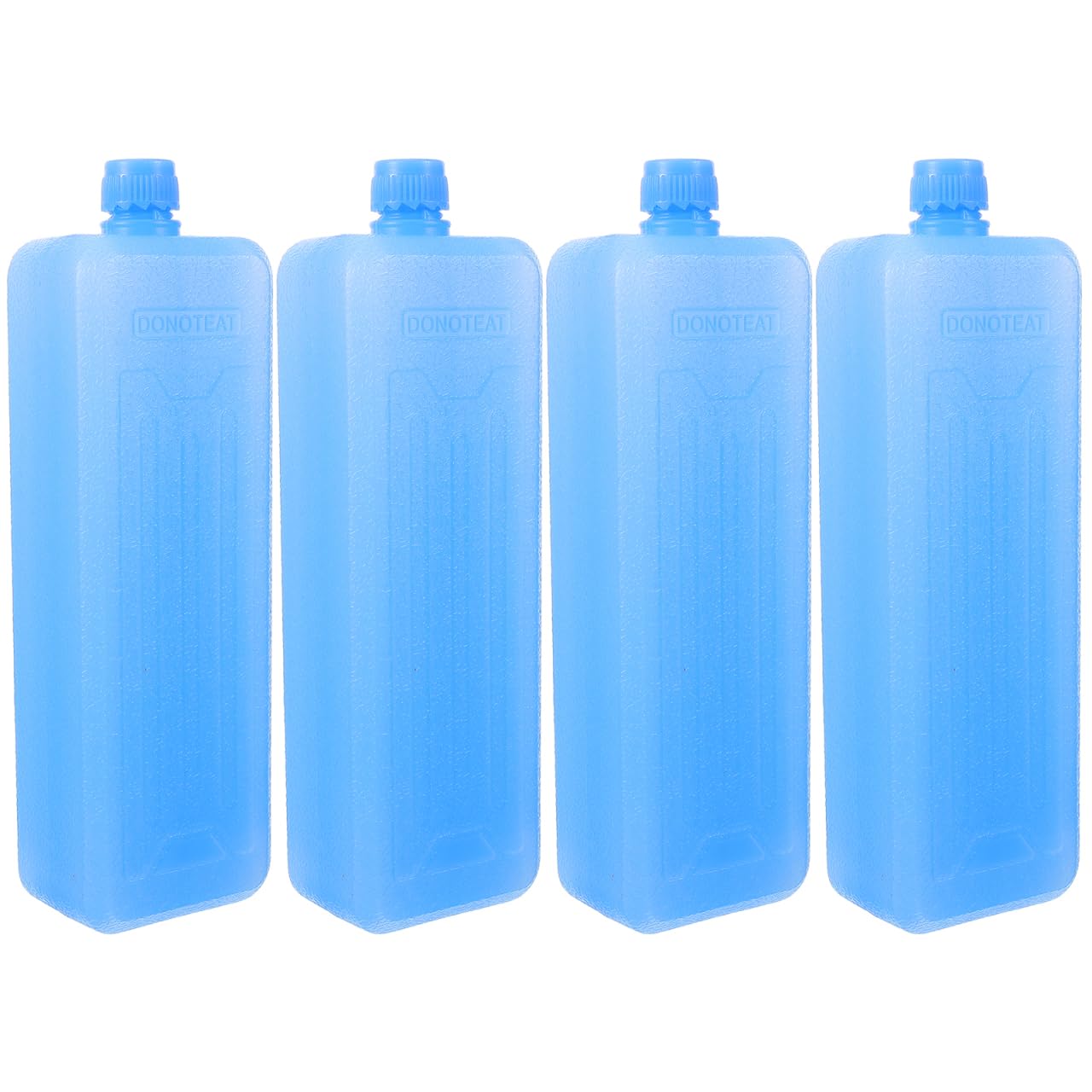 BESPORTBLE Ice Packs for Coolers, 4Pcs Reusable Ice Bottle Freezer Packs for Lunch Boxes, Cans, Coolers, Camping, Picnics, Beach, Fishing 7 * 1.56 * 2.3inch