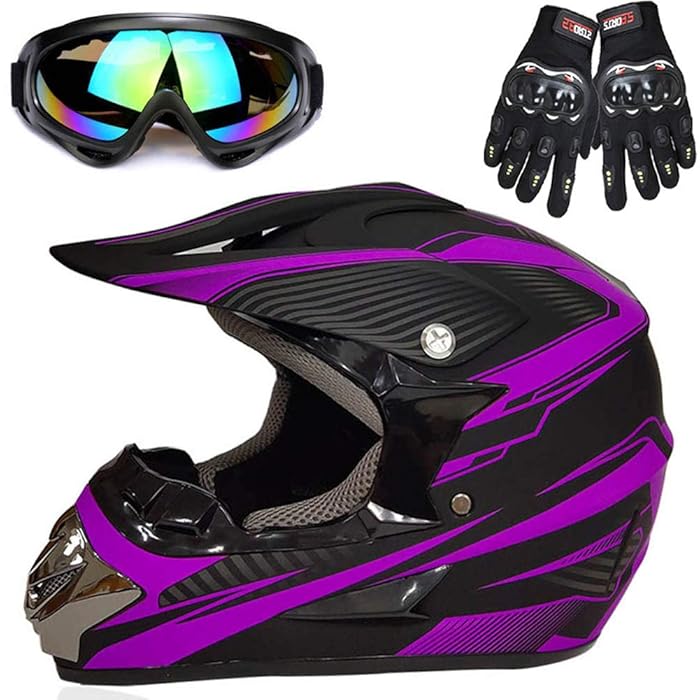 Buy Motorcycle Helmet, Powersports Motorcycle Man Woman Adult ATV MX