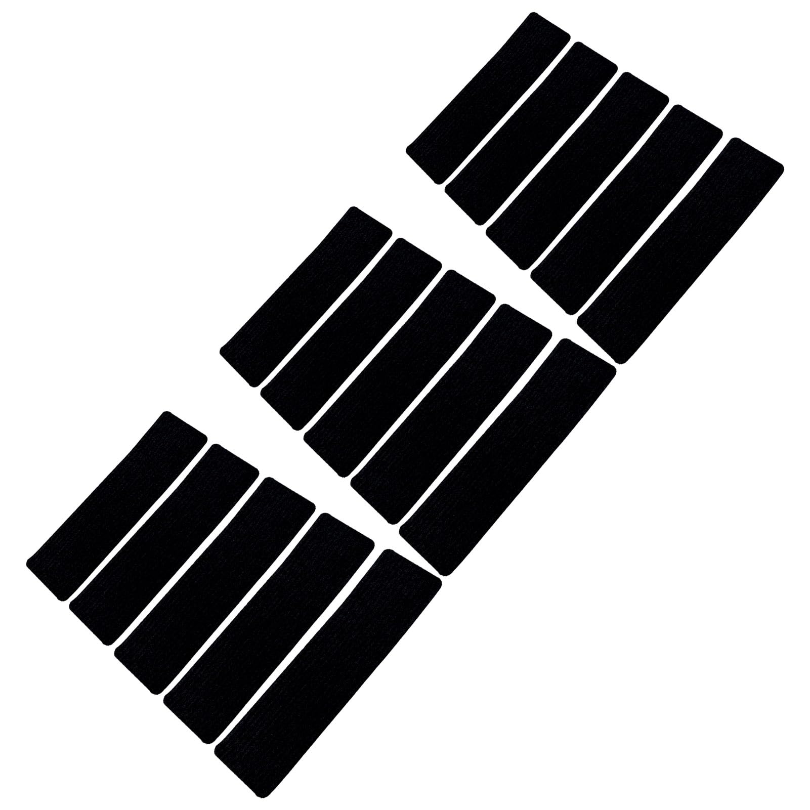 Graffi scale non slip moquette auto adesive per scala interna (Striscia in bianco e nero)