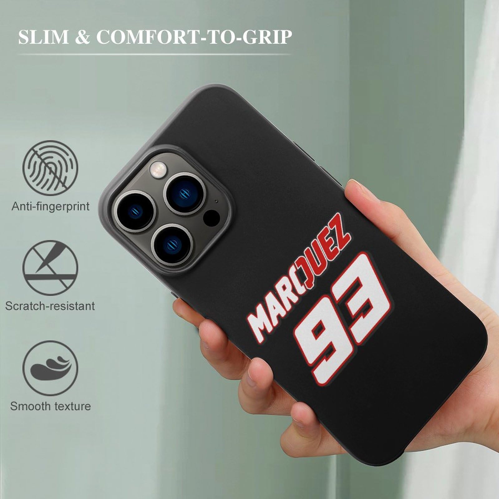 マルクマルケスサイン入り iPhone13 スマホケース Amazon.co.jp: iPhone 13 Proケース マルク マルケス Motogp 93 iPhone