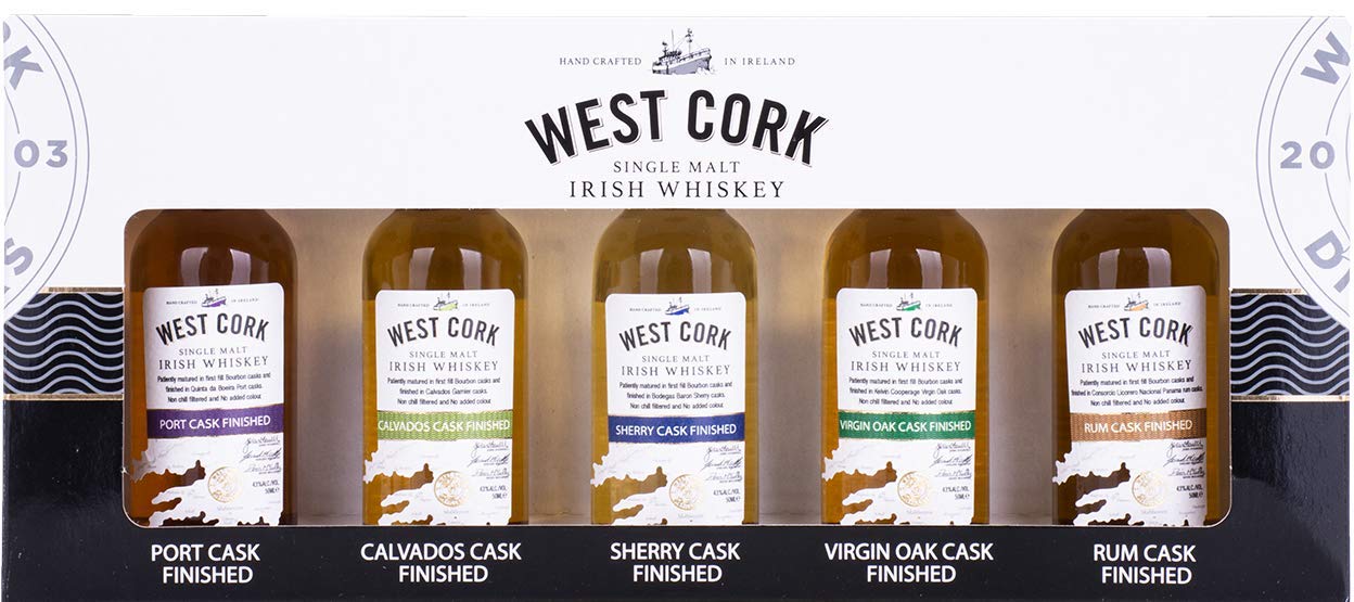 West Cork CASK COLLECTION Miniset Whisky (1 x 0.25 l)