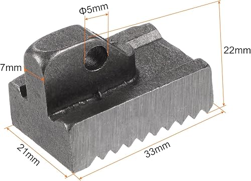Miniatura 2 de HARFINGTON Llave de tubo de acero al carbono para llave ajustable de 14 pulgadas con conjunto de pasador