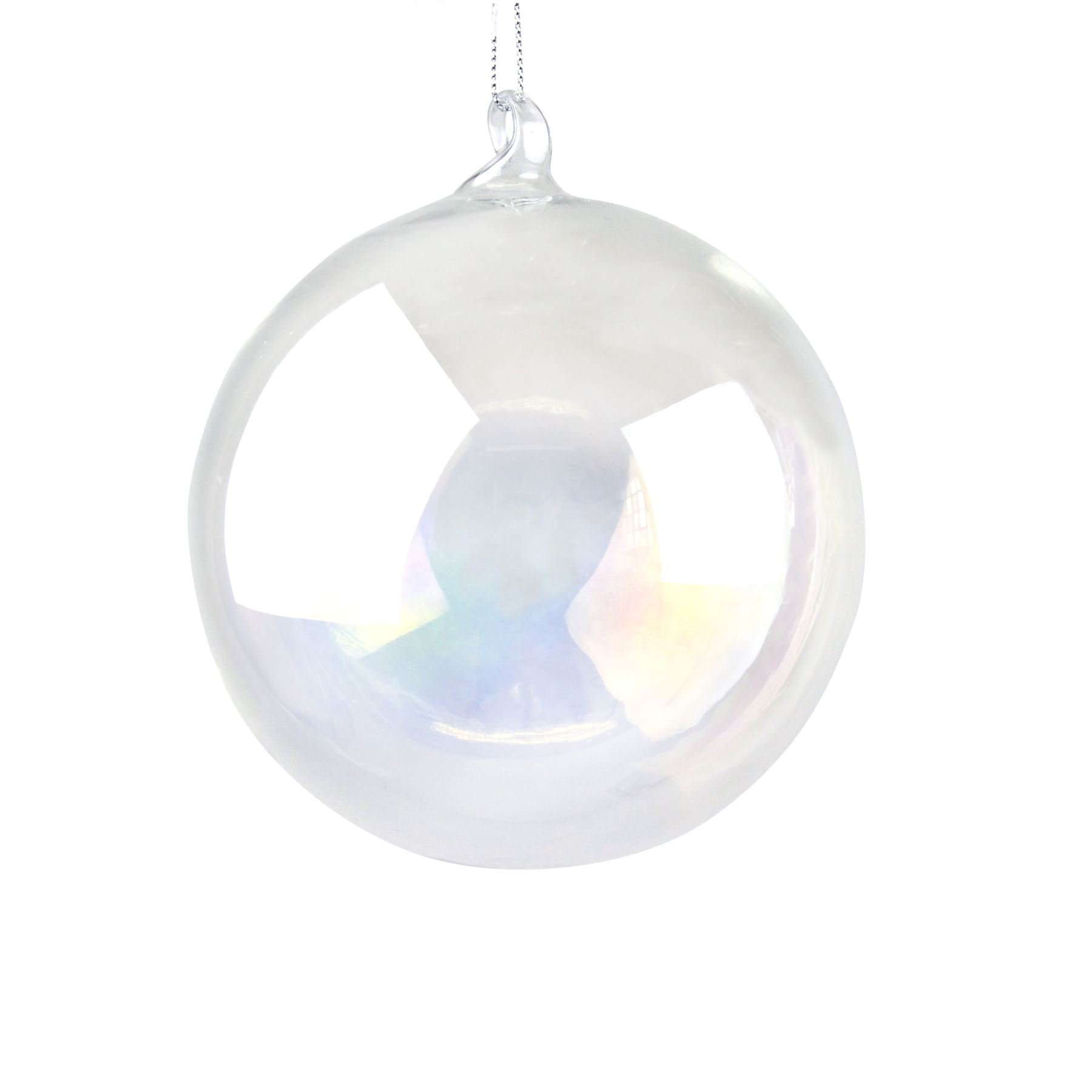 Gisela Graham Soap Bubble Glass Bauble - 80mm