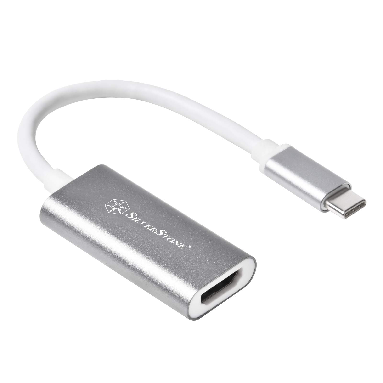 SilverStone SST-​EP07C-​E - USB 3.1 Type C Auf HDMI V2.0b Adapter - Grau