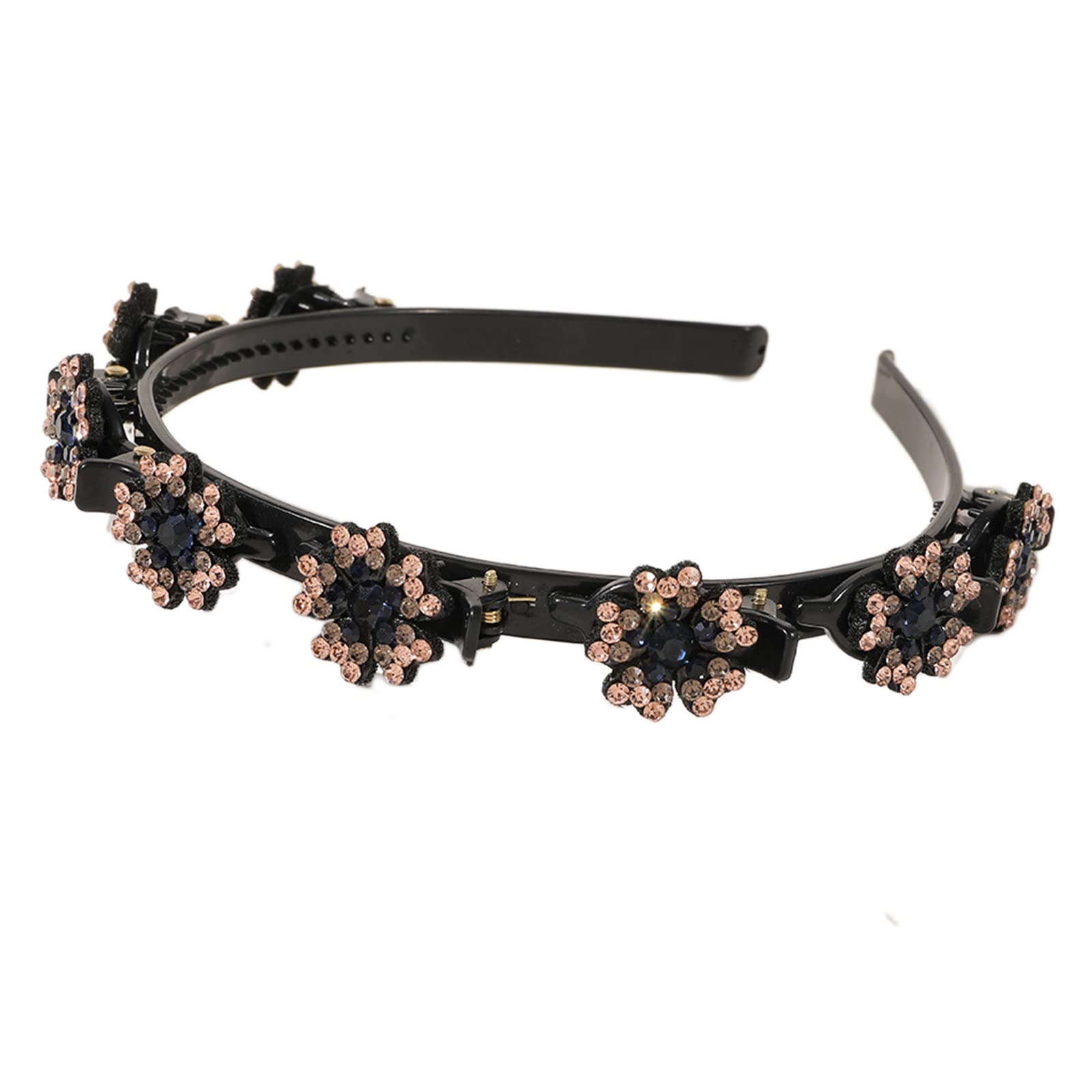 Fentency Hairbands Boutique Hair Clips Sparkling Decorations for Braided Hairstyle Styling Sectioning Delicate Glinting