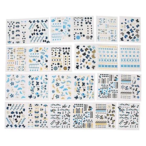 Nagelabziehbilder 3D Nail Art Dekor Nagel Pailletten Selbstklebende Nail Art Aufkleber Nail Art Zubehör Stilvolles Maniküre-Dekorationswerkzeug Cover
