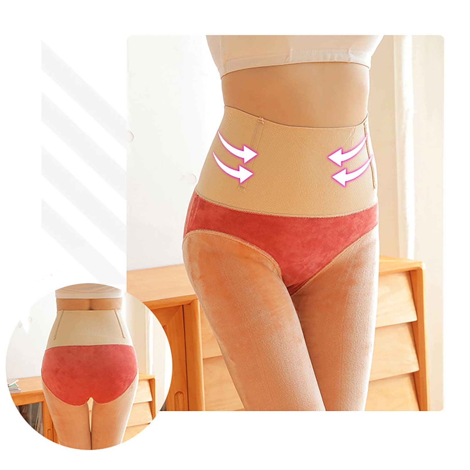 Collants Femme Collant Fantaisie Femme Collant sans Pied Chaussette Grande Taille Coton Leggs Effet Peau Nue Collants Thermiques Marron Sexy Effet Chaussette Incassable Bas sans Pied Noir Legging