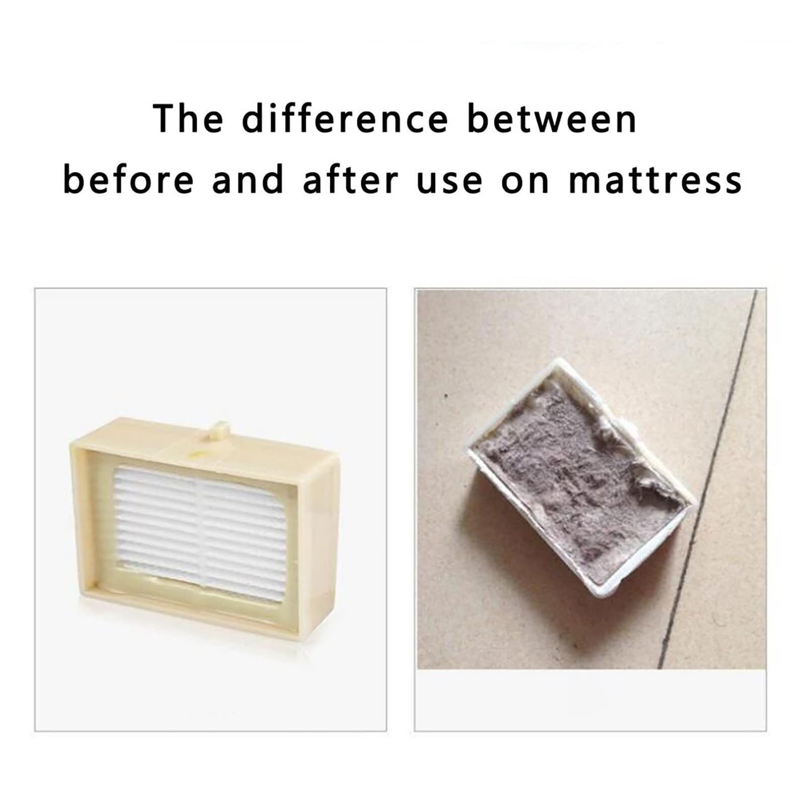FAXIOAWA Aspirador de Mano con nanocepillo, Aspirador de ácaros de la Cama - 2 filtros/succión de 12 KPa, para colchones, sofás Cama, eliminador de ácaros al vacío Azul