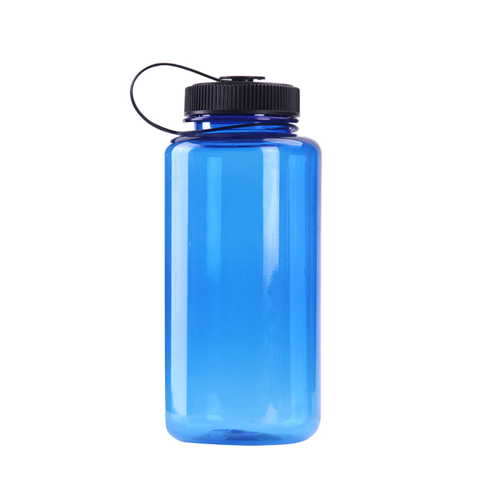 Water Bottle 1000ml Sports Wide Mouth Large Capacity Water Bottle Drink Cup Portable Mug Blue