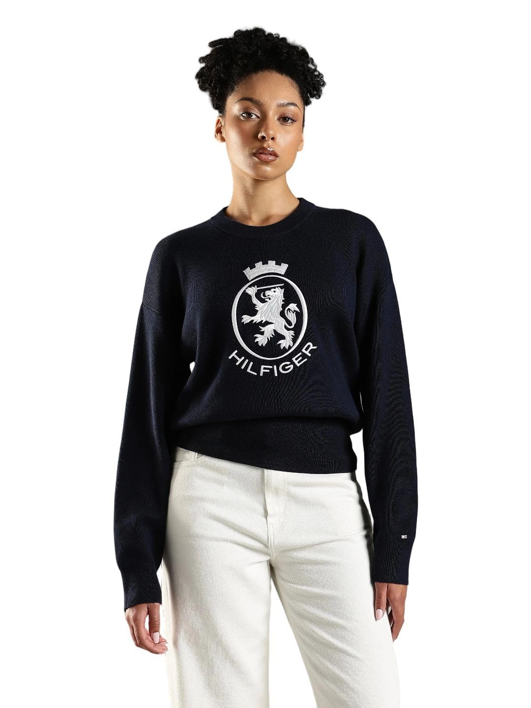 Regular fit Cotton Crew Neck Sweatshirt-image-37