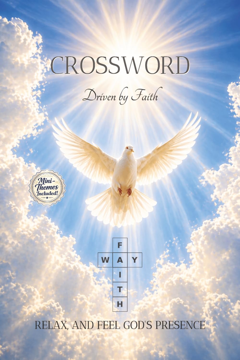 CROSSWORD Driven by Faith-Mini Themes: Christian Crossword Book featuring Mini-Themed Puzzles and Encouraging Bible Verses | Christian Brain Games & ... | 6x9 Inches, 110 Pages | 50+ Puzzles