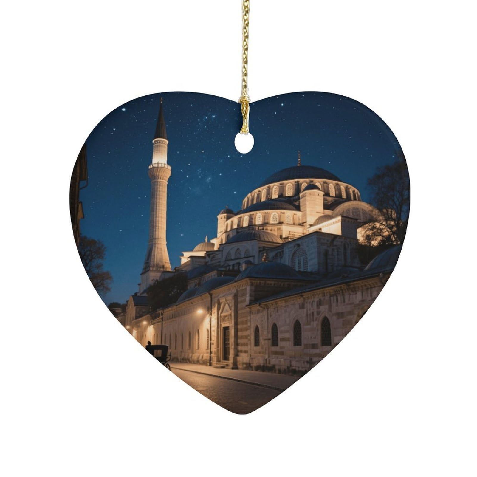 Fekiloot Style Hagia Sophia Ceramic Ornament Home Decor Keepsake