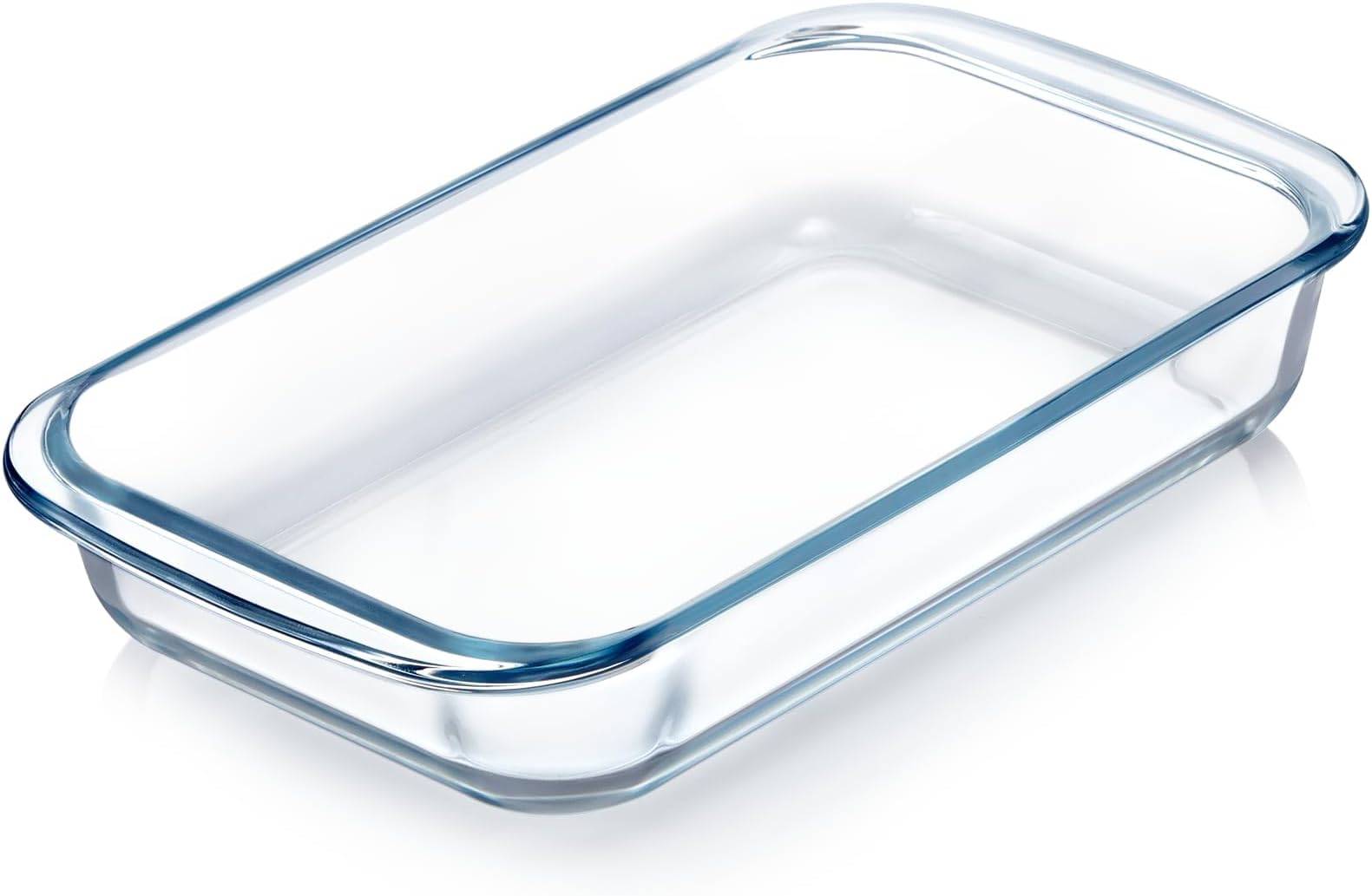 NUTRIUPS 1QT Glass Baking Dish for Oven, Single Serving Glass Pan for Cooking Small Baking Dish Rectangular Baking Pan Oven Bakeware