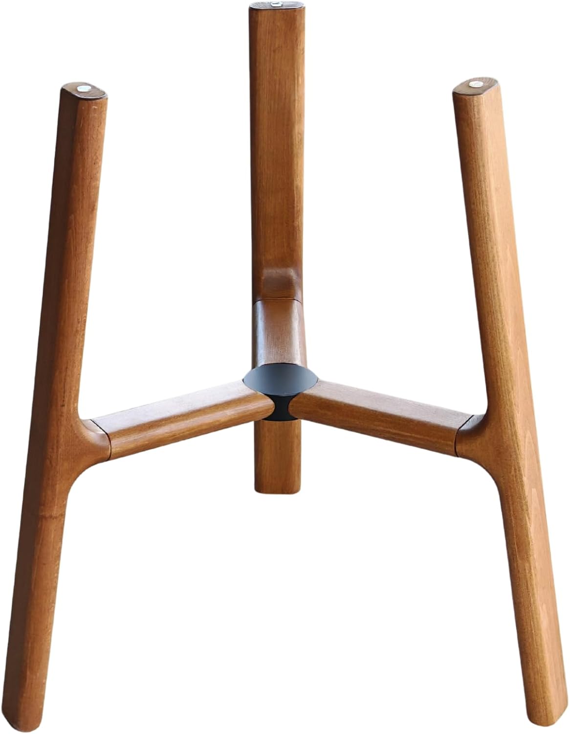 Mid Century Solid Wood Modern Dining Table Base Only, Pedestal Table Bases, Wooden Legs for Kitchen Tables, Glass Top Leg Assembly Tools Available