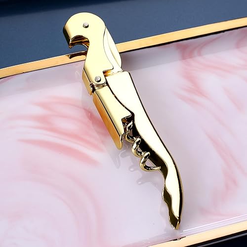Miniatura 3 de Sacacorchos para camareros profesionales, llave de vino de acero inoxidable para camareros de restaurantes, sacacorchos clásico todo en uno, abridor