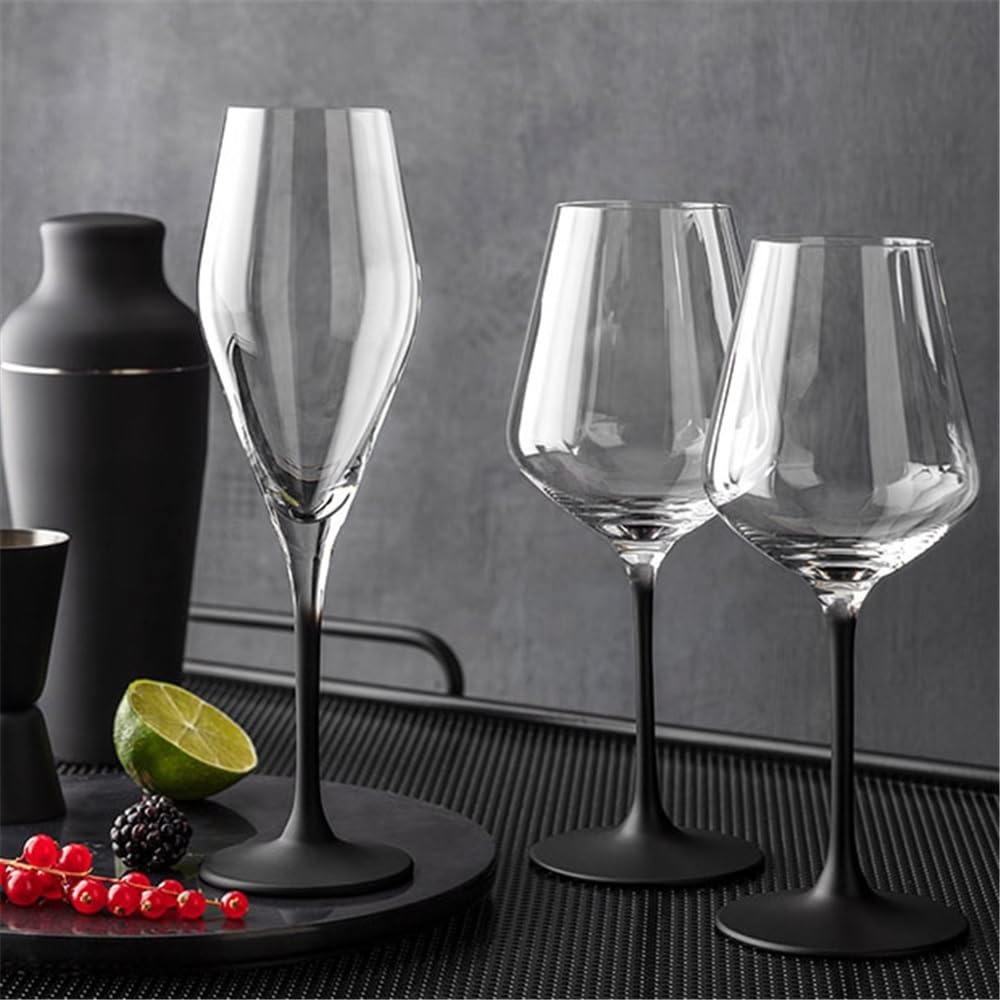 Gafas de efervescencia Copa de champán cristal, 2 piezas, copa con degradado esmerilado, capacidad 8,79 oz for reuniones amigos