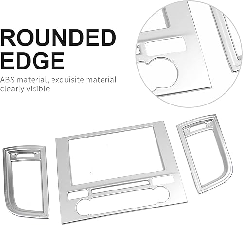 Miniatura 5 de KUNGKIC Para Porsche Macan 2014 2015 2016 cubierta del marco de la pantalla de navegación del automóvil, calcomanía del marco de la consola central,