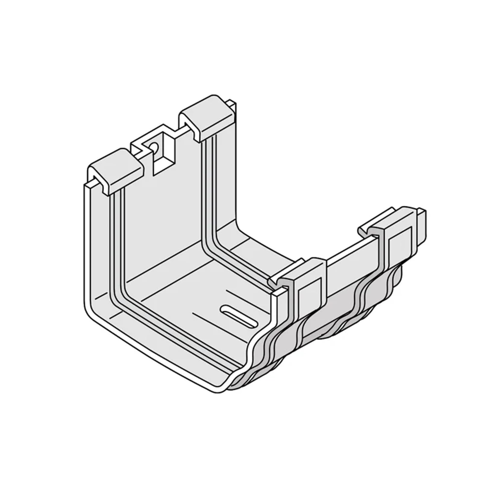 Truly Pvc Supplies White Union Straight Joint For Marley Classic Ogee Gutter Of Ultraframe Classic Conservatory Roof Guttering