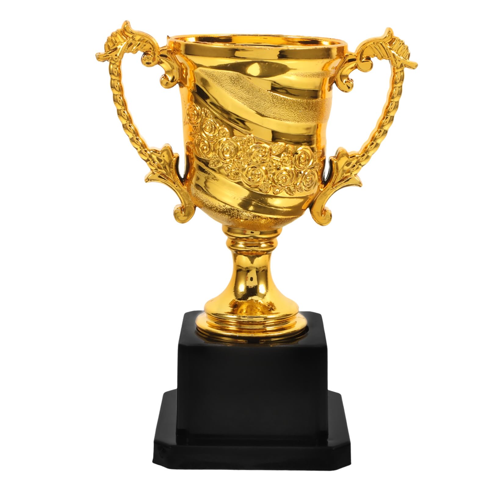 BESPORTBLE Small Trophy Cup Gold Award Trophy First Place Plastic Prop for Ceremonies