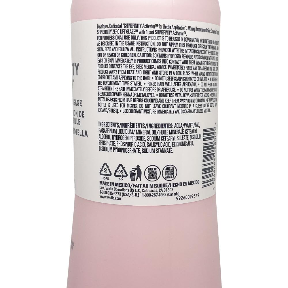 DIFIABA Hair Developer - Professional Cream Developer Level 0-10 Vol - Nourishes & Strengthens Hair - High Viscosity & Gentle on Scalp - Provides Long-Lasting Colors (10 Vol. 1-Liter / 33.8 fl oz)