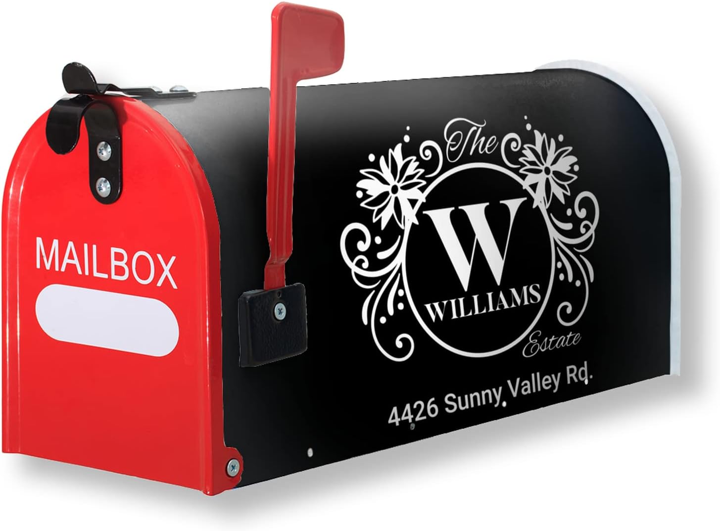 Personalized Mailbox Decals Custom Address and Street Name Vinyl Decal Mailbox Number Decals for Outside