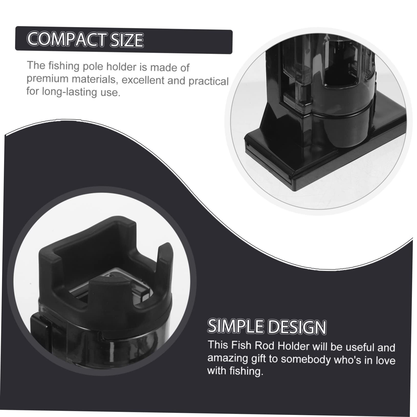 Supporto Per Canne Da Pesca Stabile Porta Canne Da Pesca Design Flessibile e Pratico