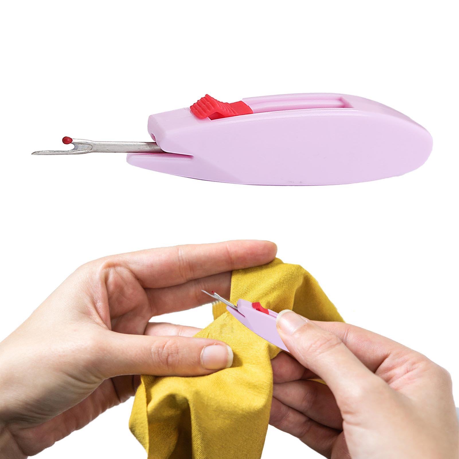 Generisch Seam Ripper and Thread Remover, Sewing Seam Ripper | Retractable Seam Remover Tool, Stitch Ripper, Embroidery Thread Remover Tool, Stitch Eraser for Embroidery, Sewing Clothes