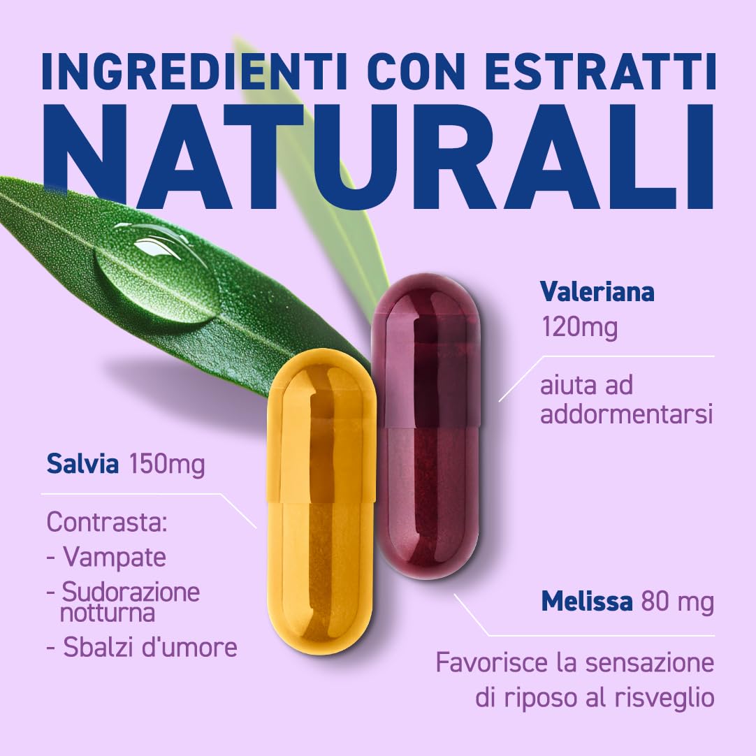 Ymea Vamp Control Integratore Alimentare - Compresse Multivitaminiche per una Progressiva Riduzione delle Vampate di Calore - 128 Capsule
