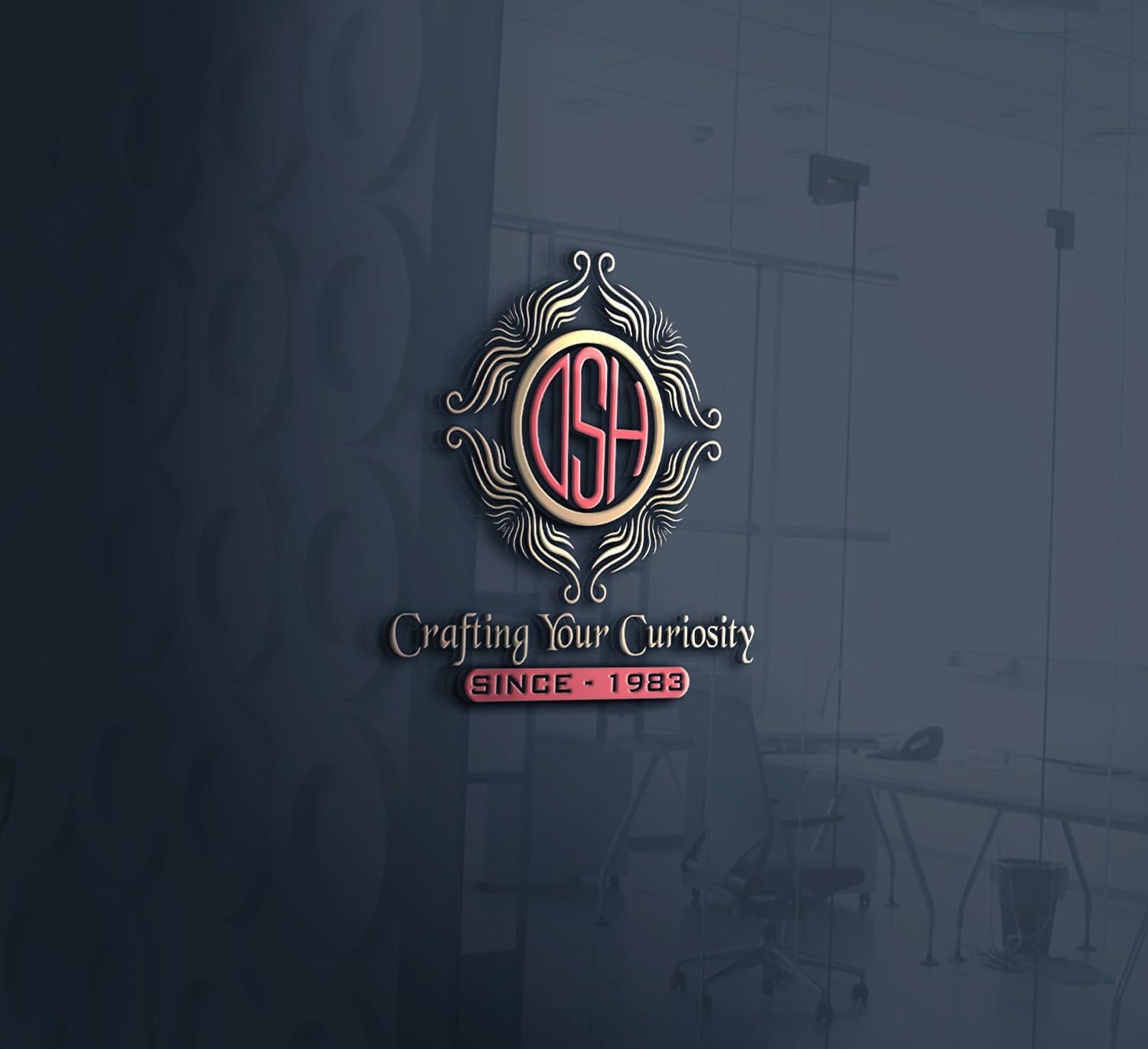 DSH CRAFTING YOUR CURIOSITY Metal Wall Deco Multi Color Wall Hanging Wall Arts For Home Hotel Office Living Room Bedroom Decoration. (WART-27)