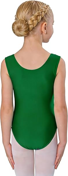 Wildarms Body da danza senza maniche, per ragazze, classico, per danza, ginnastica e performance - 4