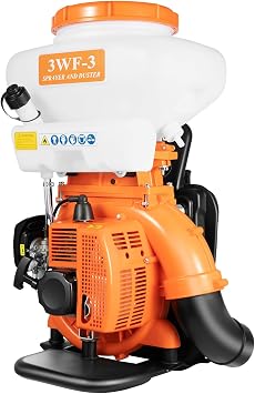 41.5CC 2-Stroke Backpack Fogger Sprayer, 3WF-3 4L/3.7Gal Backpack Sprayer Leaf Blower Machine Backpack Agricultural Mist Duster Sprayer for Garden, Agriculture with Gas Powered Engine 7500r/min