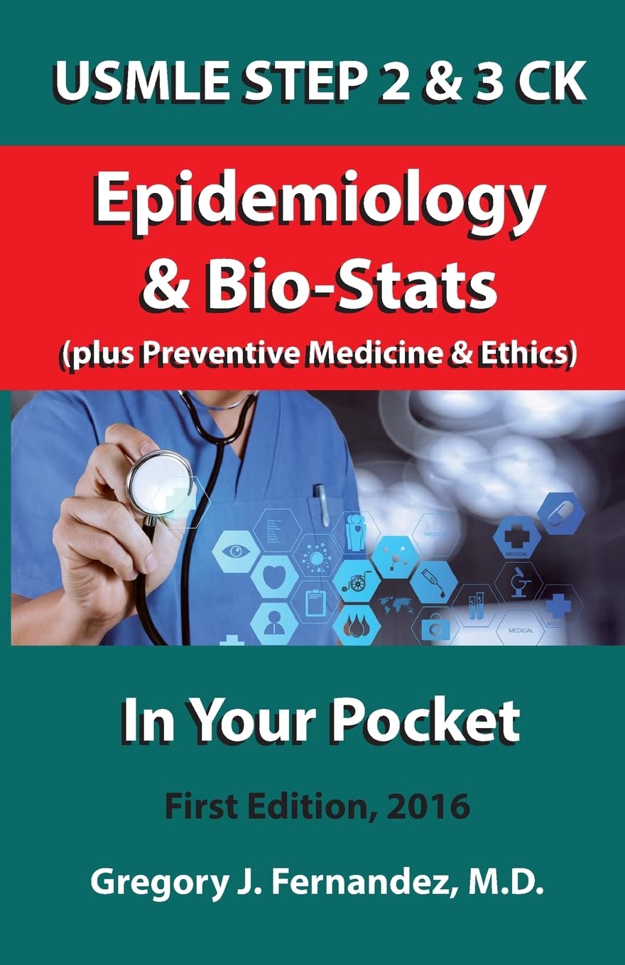 USMLE STEP 2 CK Epidemiology In Your Pocket Epidemiology (USMLE STEP 2