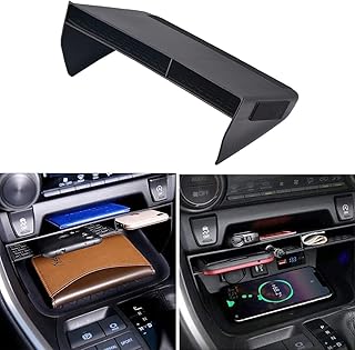 JSCARLIFE Center Console Organizer Compatible with Toyota RAV4 2021-19, ABS Material Insert Tray Center Console Storage Box Organizer Tray Secondary Storage