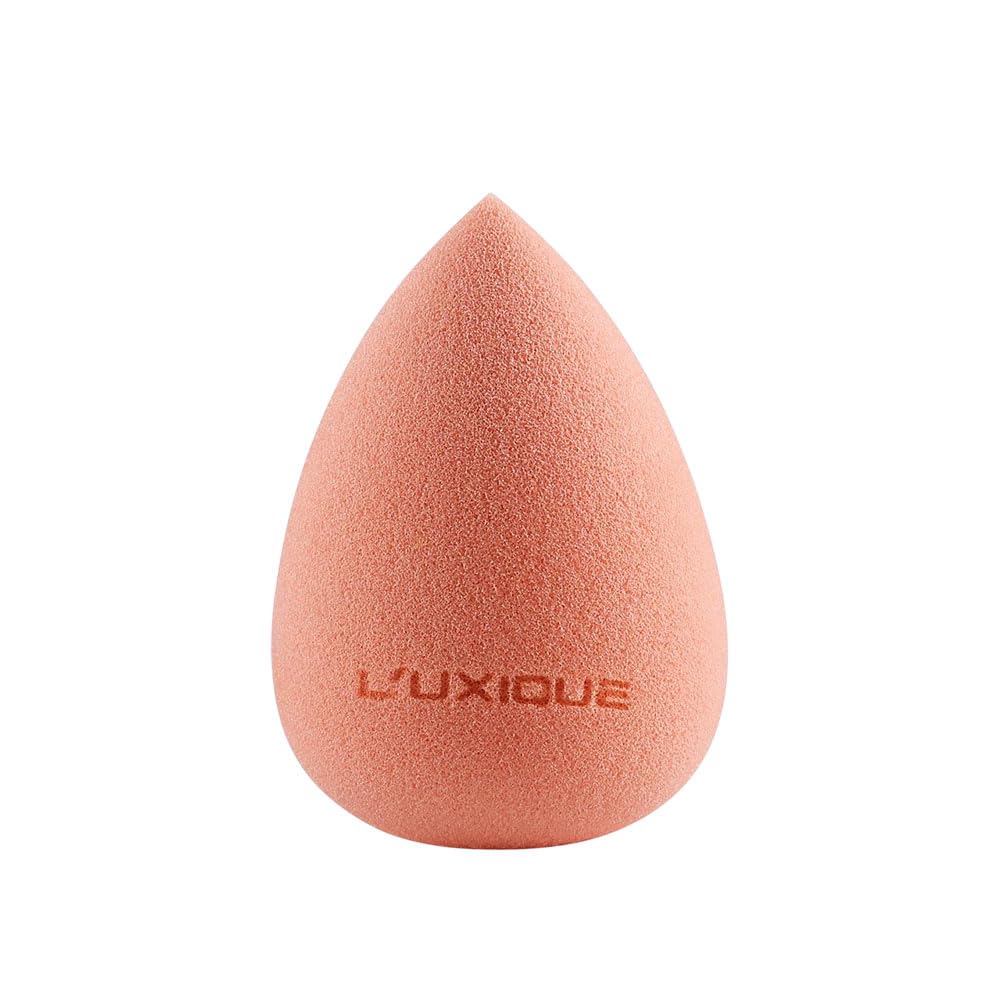 LUXIQUE Classic Beauty Blender Peach | Latex-Free Makeup Sponge for Smooth Blending of Foundation, Concealer & Creams | Unisex Soft Makeup Applicator Sponge for Flawless Finish-picture-28