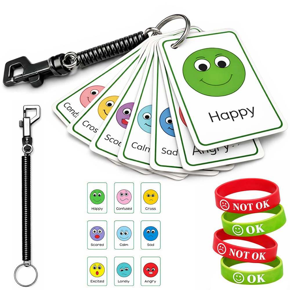 Emotion Flash Cards with Mood Wristbands