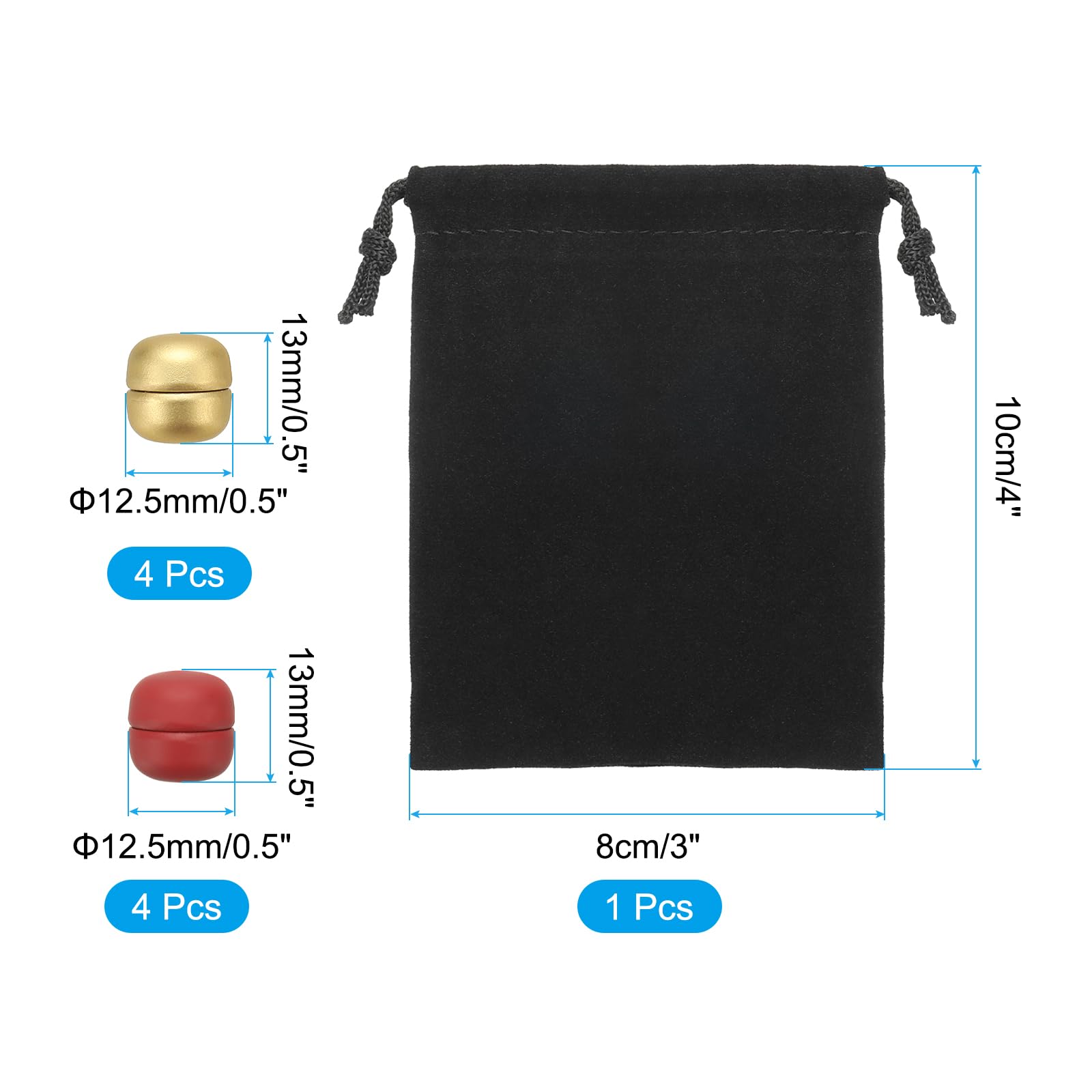 PATIKIL Hijab Magnetic Pins with Storage Bag - Image 2