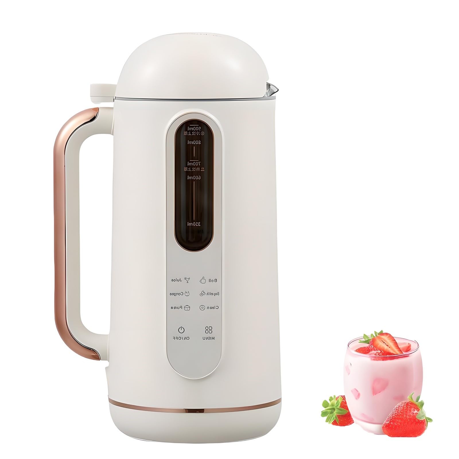 Machine à lait d'amande 6 en 1 avec coupeur 6 lames et cuve de 900 ML automatique