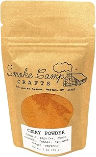 Smoke Camp Crafts Culinary Seasoning Blend - Curry Powder 1 Ounce (28 grams) - for making Indian Chicken Paneer Curry Dishes