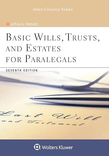 Basic Wills, Trusts, and Estates for Paralegals (Aspen College)