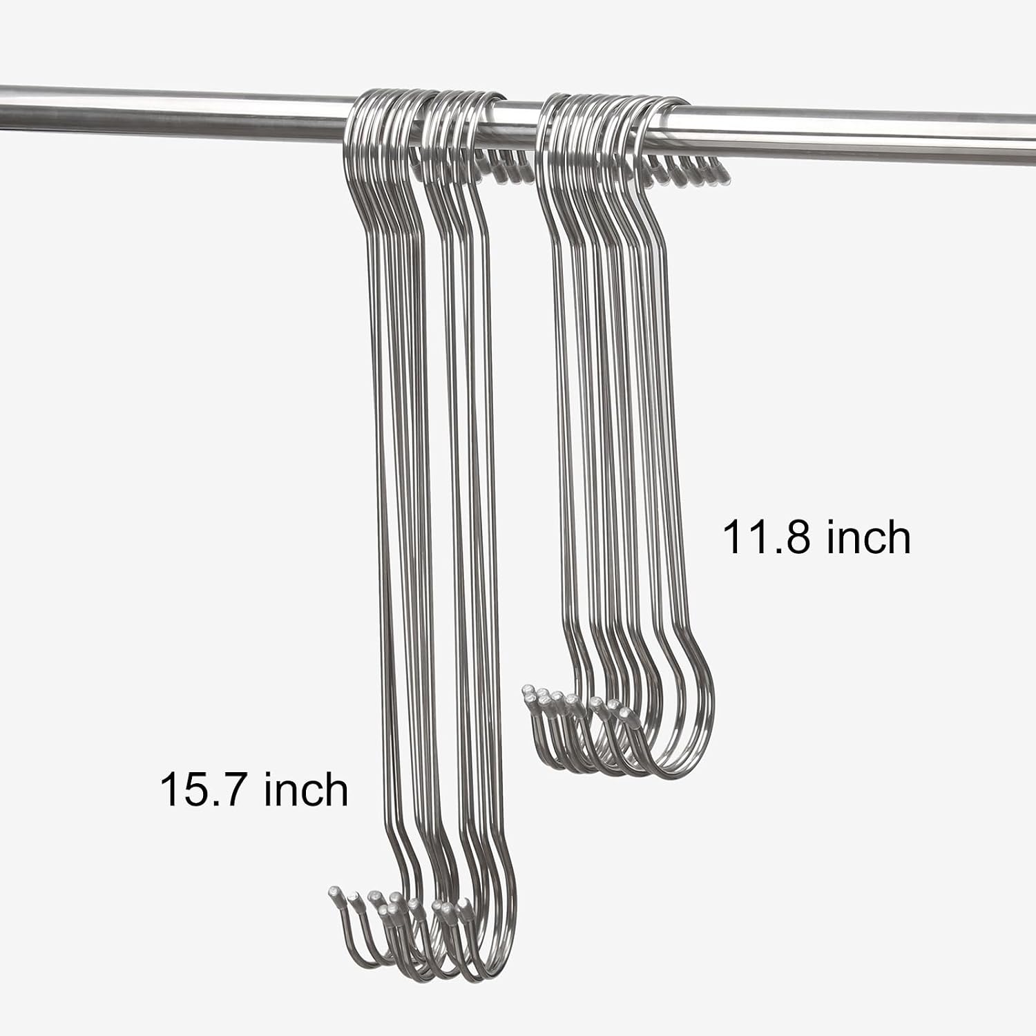 12 Pack 11.8 Inch Extra Large S Hooks for Hanging Heavy Duty image 4