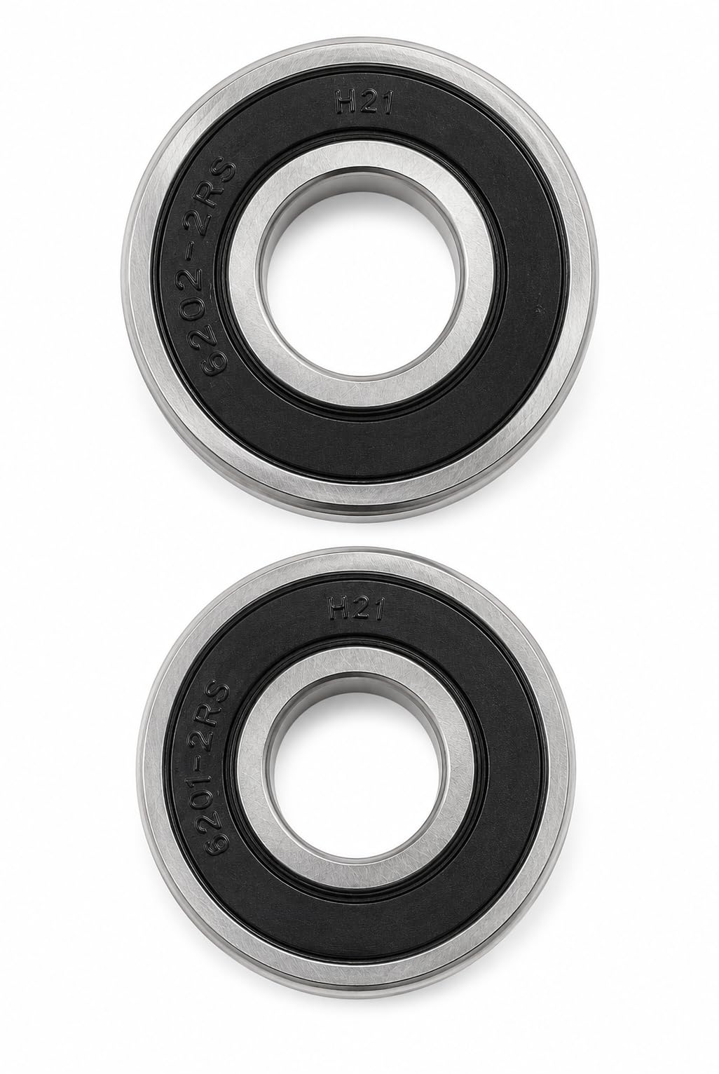 6201-2RS & 6202-2RS Ceiling Fan Bearing Set (Pack of 2) | Double Rubber Sealed | Pre-Lubricated Deep Groove Ball Bearings | High Carbon Steel | Low Noise & High-Speed Performance-image-17