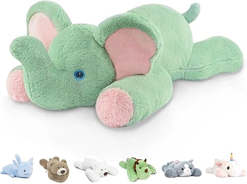 Miniatura 214 de Niuniu Daddy - Peluche con peso de perezoso para la ansiedad, almohada grande de 20 pulgadas para niños y adultos, juguete tierno como regalo