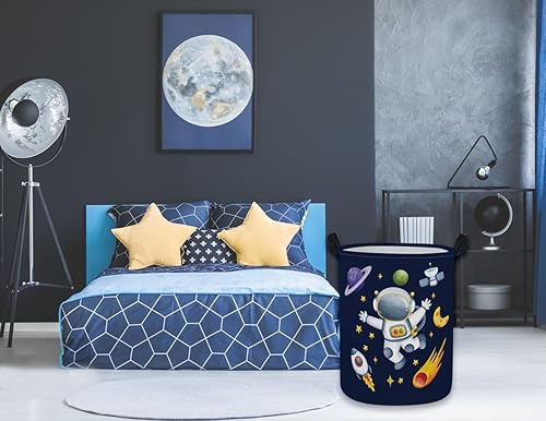 Miniatura 4 de ESSME Cesta de lavandería para niños, cesta de almacenamiento plegable de lona impermeable para niños, canasta de guardería, cestas de regalo,