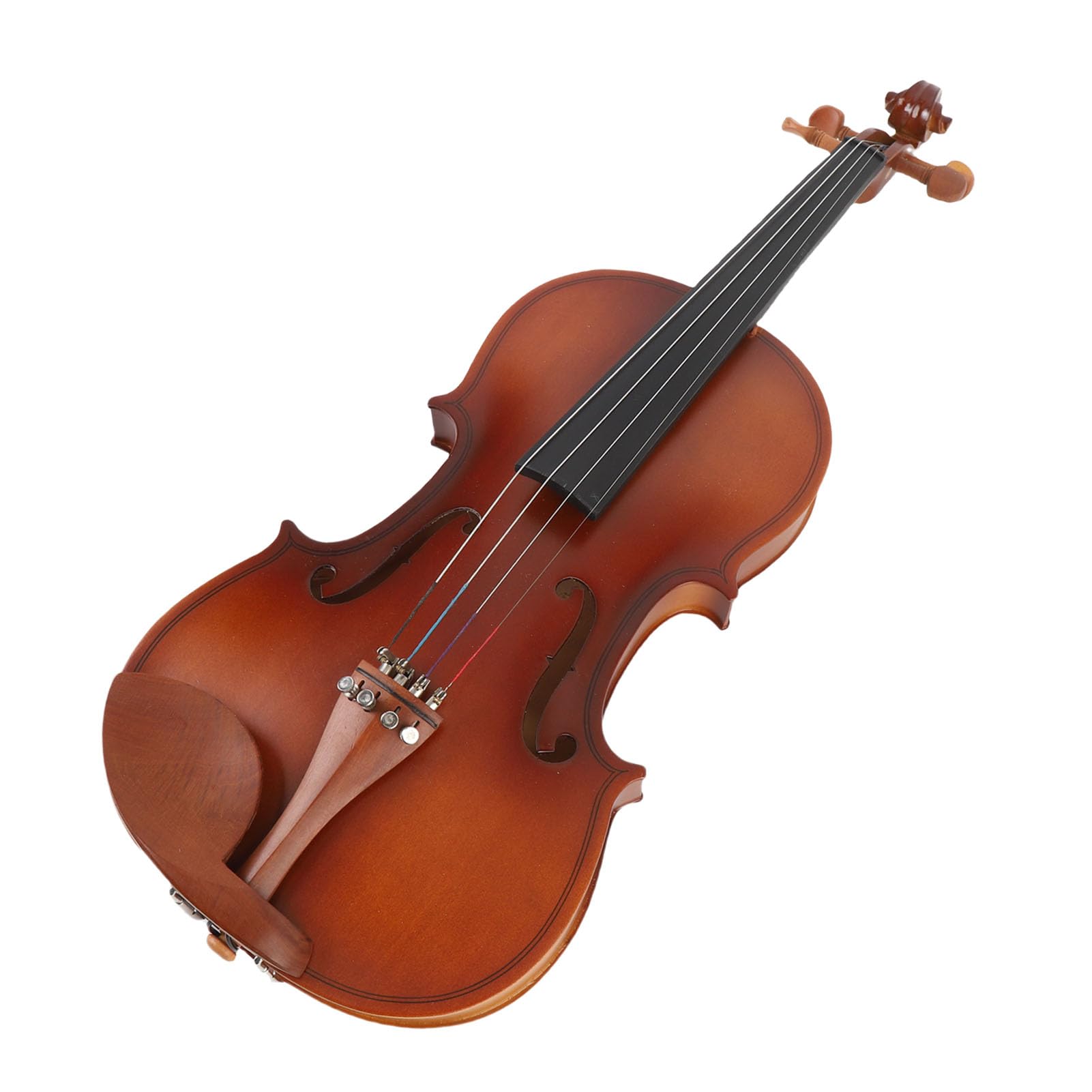 Generic Violino Professionale 4/4 Acustico in Legno Massello con Finitura Opaca per Principianti Adulti Completo di e Custodia Rigida
