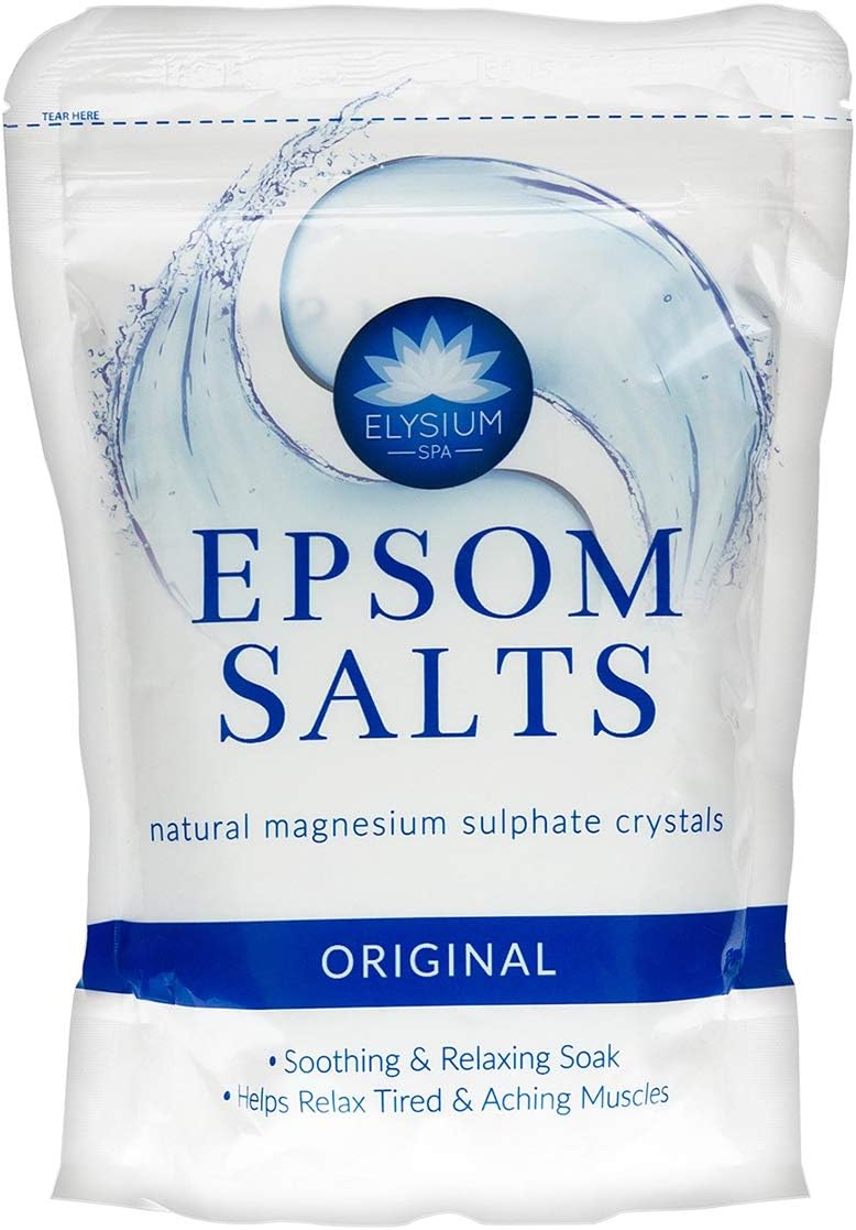 Elysium Spa Epsom Bath Salts Natural Magnesium Sulphate Perfume Purify Relax Unwind 450g (Original)
