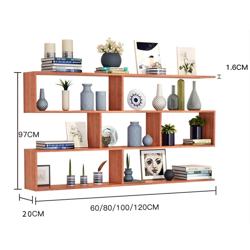 Mensole Sospese Staffa per Mensola Sospesa Mensole Sospese Moderne in Legno Espositore A Parete Espositore per La Casa Organizzatore di Stoccaggio Libreria Decorazione E,White,80cm