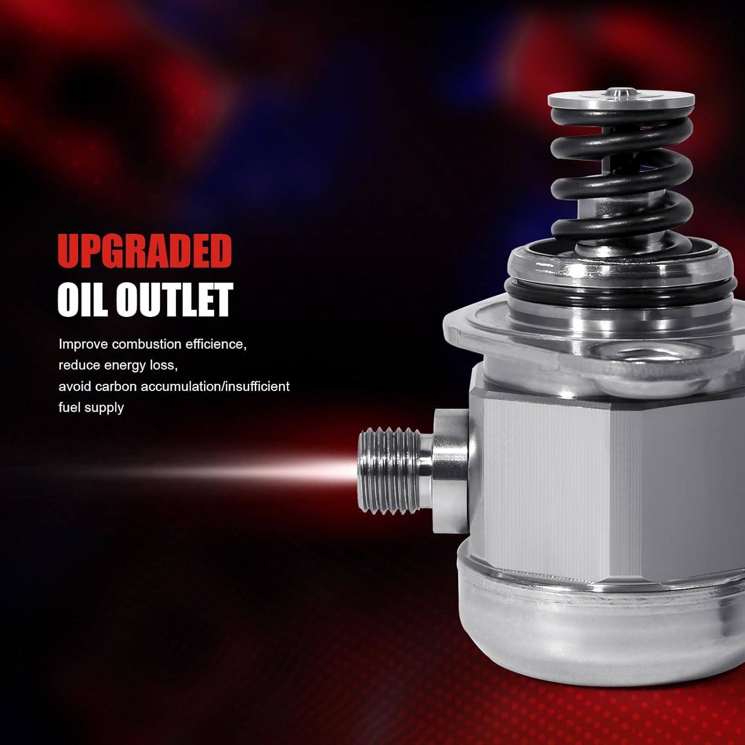 13517595339 High-Pressure Fuel Pump Replacement Compatible With BMW X5,550i GT,550i GT,X6,750i,750i/750Li/750Li/650i xDrive,Alpina B6/B7/B7L xDrive V8 4.4L,2008-2015,HM10077